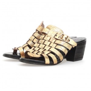 A.S.98 Abigayle Sandalen Damen Gold | AT-JXZN26914