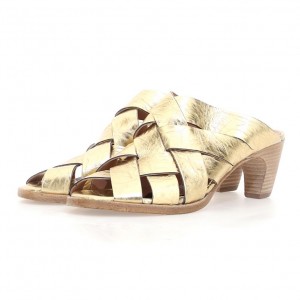 A.S.98 Bessie Sandalen Damen Gold | AT-NVRE46081