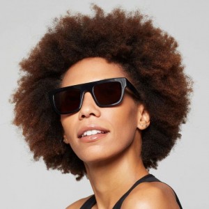 A.S.98 Dahlia Sonnenbrille Damen Schwarz | AT-MSKQ62731