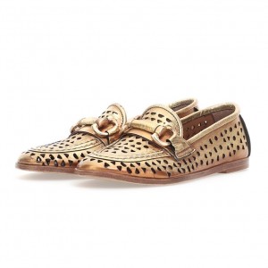 A.S.98 Jacklyn flat shoes Damen Gold | AT-RNZJ53849