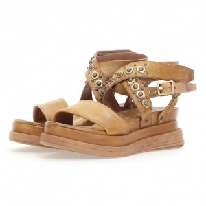 A.S.98 Ladonna Sandalen Damen Khaki | AT-CSAJ38512