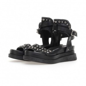 A.S.98 Leta Sandalen Damen Schwarz | AT-XSWK04237