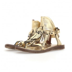 A.S.98 Reina Sandalen Damen Gold | AT-YDAR28539