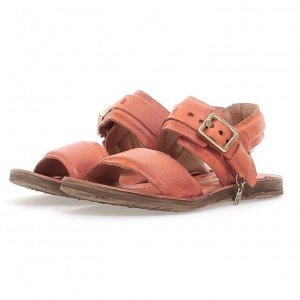 A.S.98 Ria Sandalen Damen Orange | AT-RQWU81654