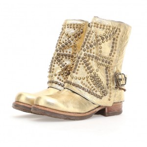 A.S.98 Shana Ankle boots Damen Gold | AT-DXQP95713