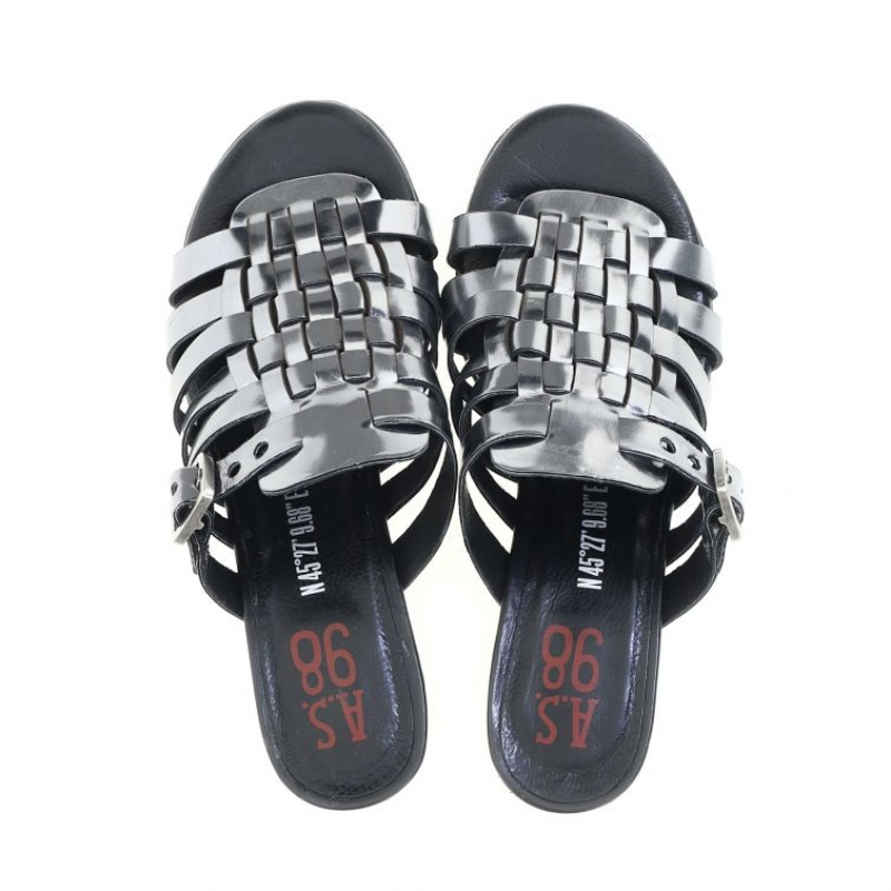 A.S.98 Abigayle Sandalen Damen Silber | AT-ESDJ34980