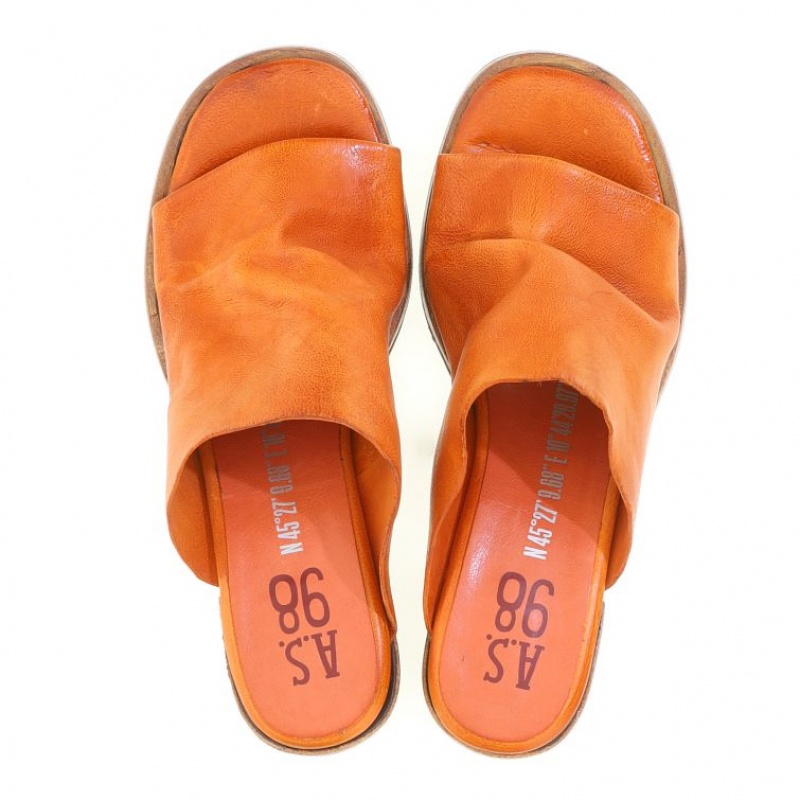 A.S.98 Aleesha Sandalen Damen Orange | AT-FYBN46012