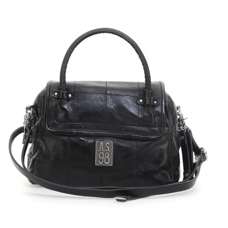 A.S.98 Assenza Taschen Damen Schwarz | AT-KLJT86074