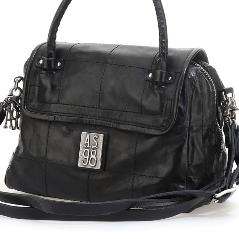 A.S.98 Assenza Taschen Damen Schwarz | AT-KLJT86074