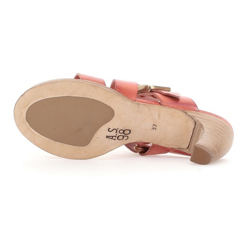 A.S.98 Bernardine Sandalen Damen Orange | AT-GJUB08493