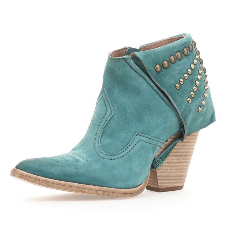 A.S.98 Blondie Ankle boots Damen Grün | AT-TYUK87561