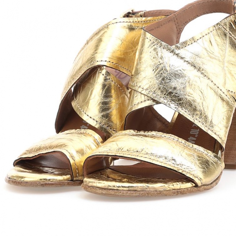 A.S.98 Chastity Sandalen Damen Gold | AT-JLTA60958