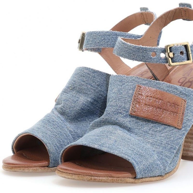 A.S.98 Clarise Sandalen Damen Blau | AT-QITR26375