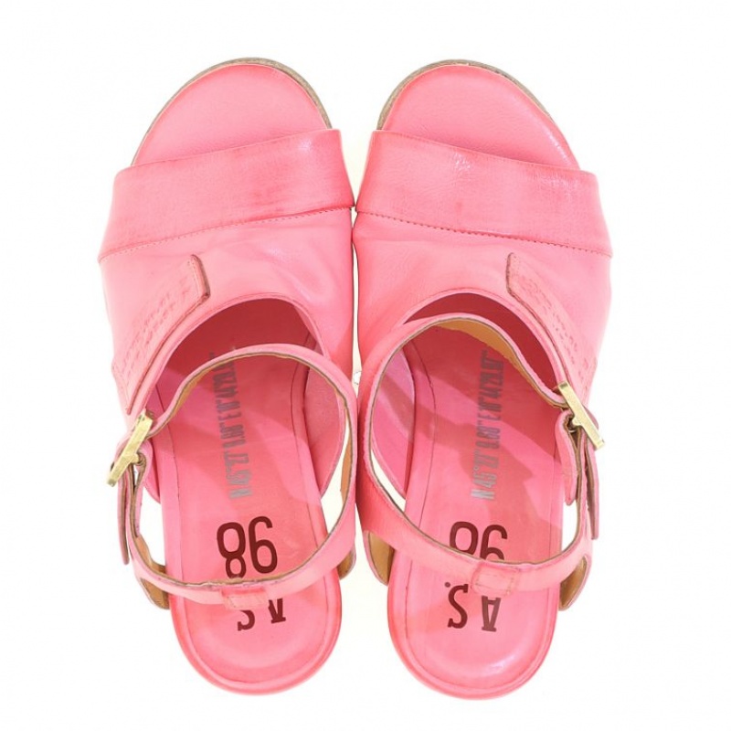 A.S.98 Clarise Sandalen Damen Rosa | AT-SYEQ65243