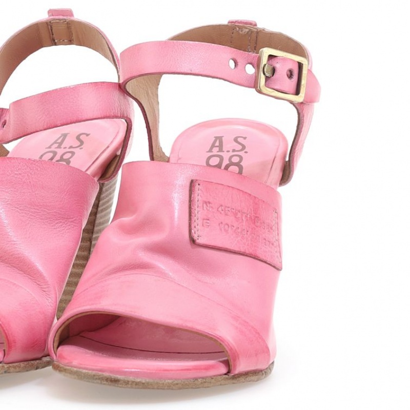 A.S.98 Clarise Sandalen Damen Rosa | AT-SYEQ65243