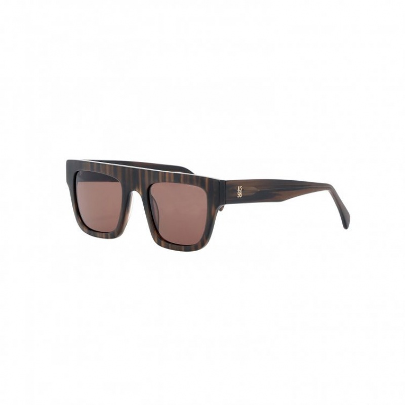 A.S.98 Dahlia Sonnenbrille Herren Braun | AT-NMLS87546