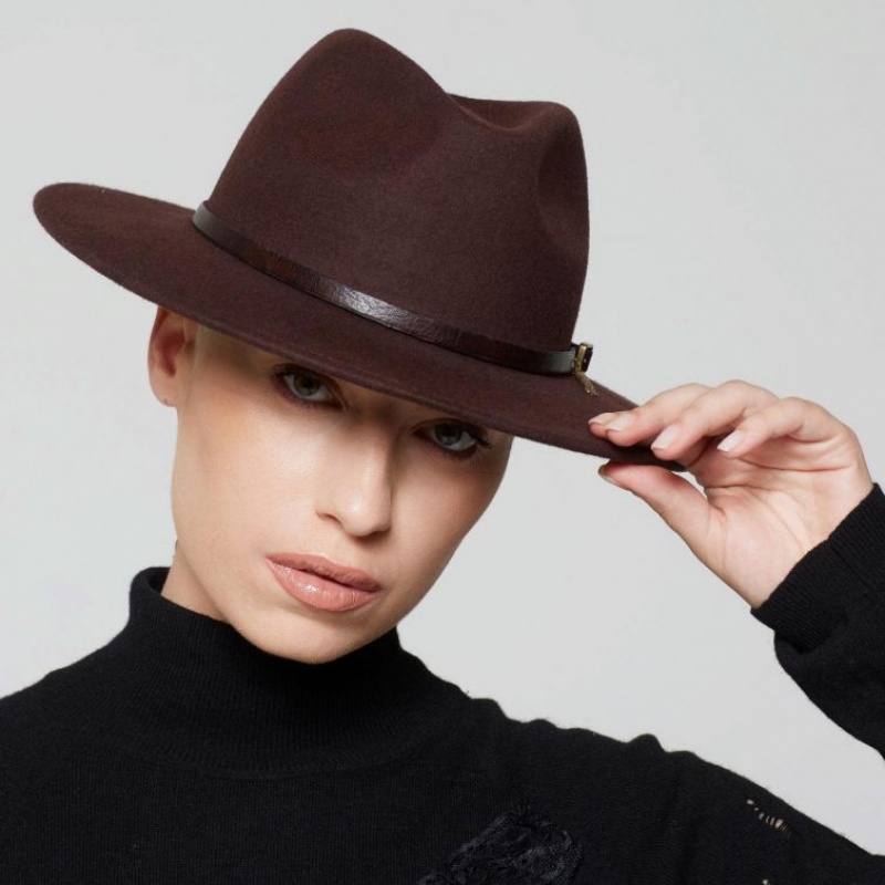 A.S.98 Danna hats Damen Braun | AT-UEVH67938