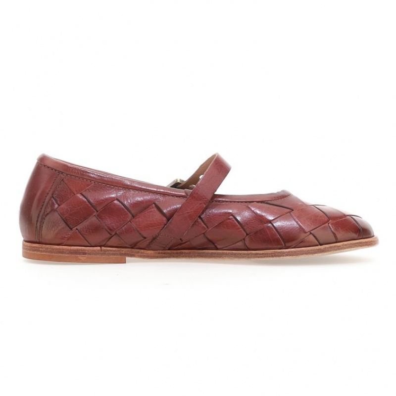 A.S.98 Janae flat shoes Damen Bordeaux | AT-ECJB37602