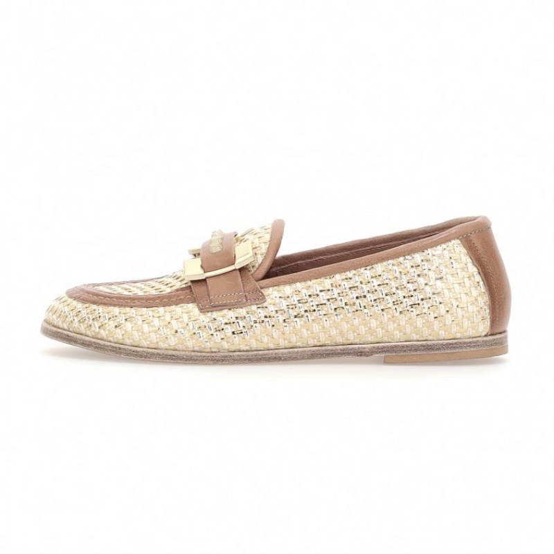 A.S.98 Janele flat shoes Damen Gold | AT-AYZP62097