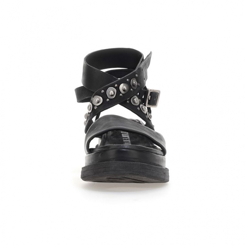 A.S.98 Ladonna Sandalen Damen Schwarz | AT-WSRN59830