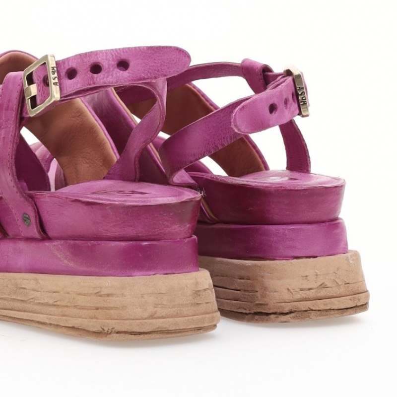 A.S.98 Lalla Sandalen Damen Fuchsie | AT-EPOI57219