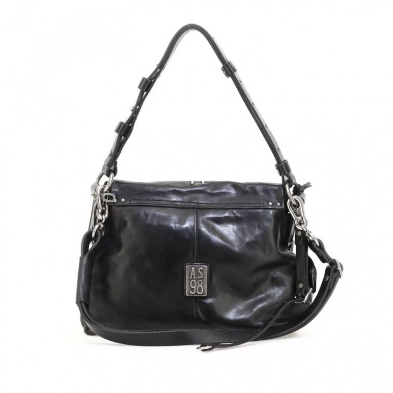 A.S.98 Lory Taschen Damen Schwarz | AT-CWYQ52793