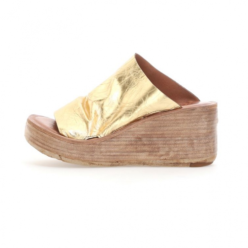 A.S.98 Nanette Sandalen Damen Gold | AT-DNRZ57046