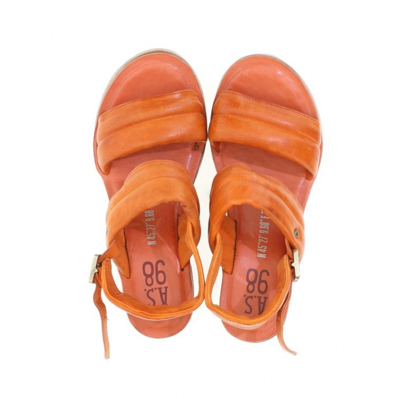 A.S.98 Neely Sandalen Damen Orange | AT-PWCM04716