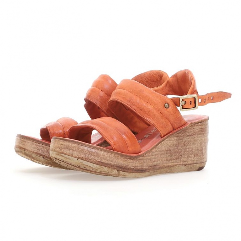 A.S.98 Neely Sandalen Damen Orange | AT-PWCM04716