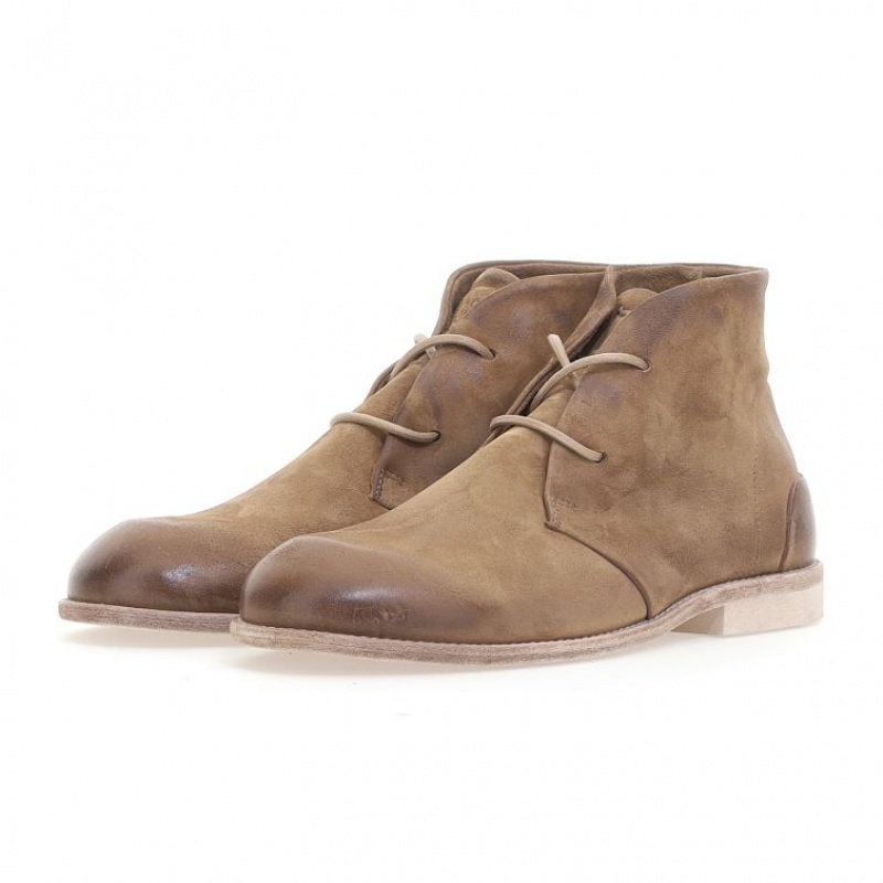 A.S.98 Oswin Ankle boots Herren Khaki | AT-QJVS83541