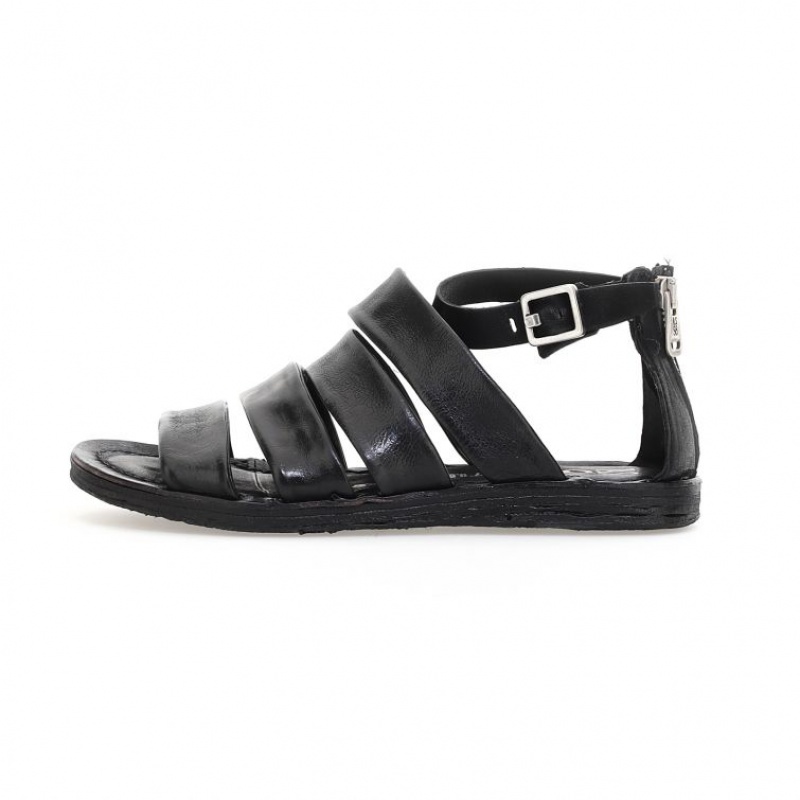 A.S.98 Ros Sandalen Damen Schwarz | AT-JAGQ41572