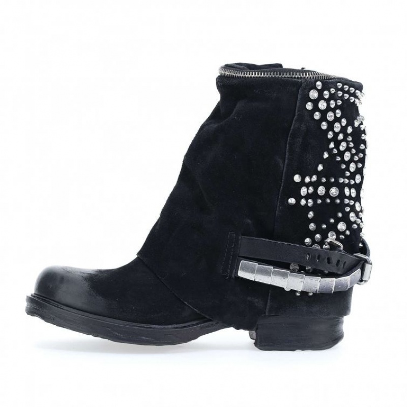 A.S.98 Saint-Shine Ankle boots Damen Schwarz | AT-CAVW87492