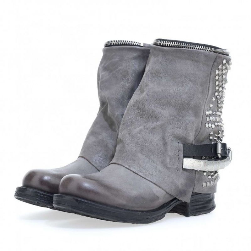 A.S.98 Saintec 259216 Ankle boots Damen Grau | AT-EYBV57869