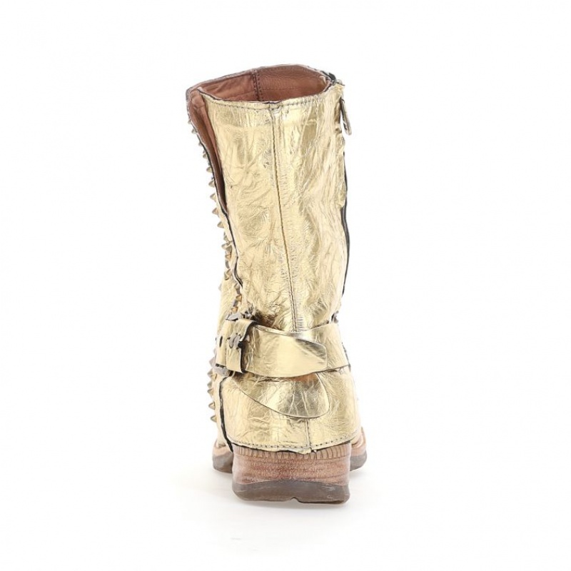 A.S.98 Shana Ankle boots Damen Gold | AT-DXQP95713