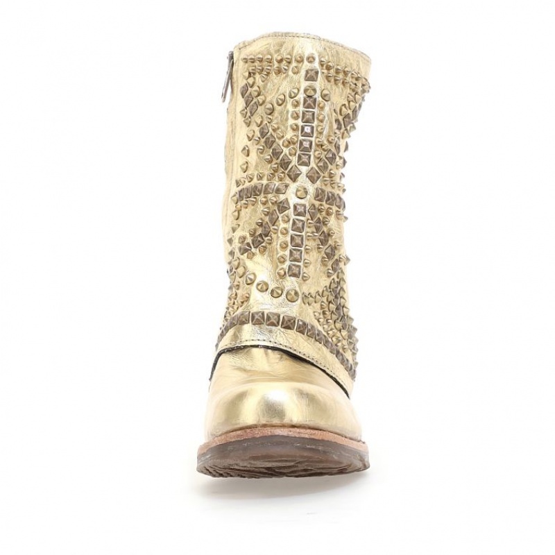 A.S.98 Shana Ankle boots Damen Gold | AT-DXQP95713