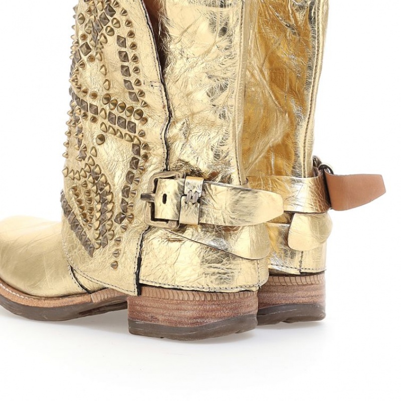 A.S.98 Shana Ankle boots Damen Gold | AT-DXQP95713