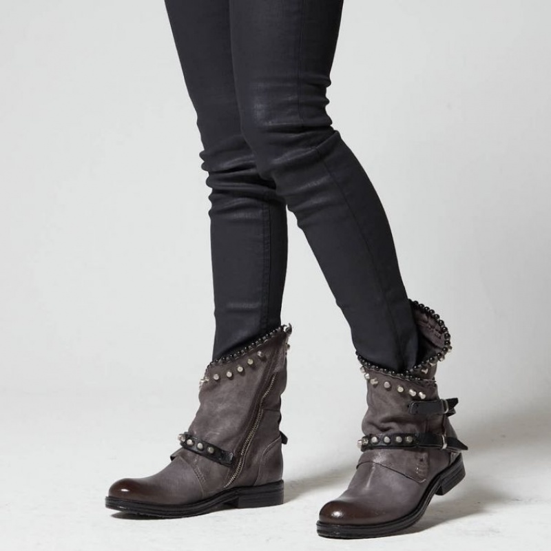 A.S.98 Verti 207239 Ankle boots Damen Grau | AT-UYKZ20357