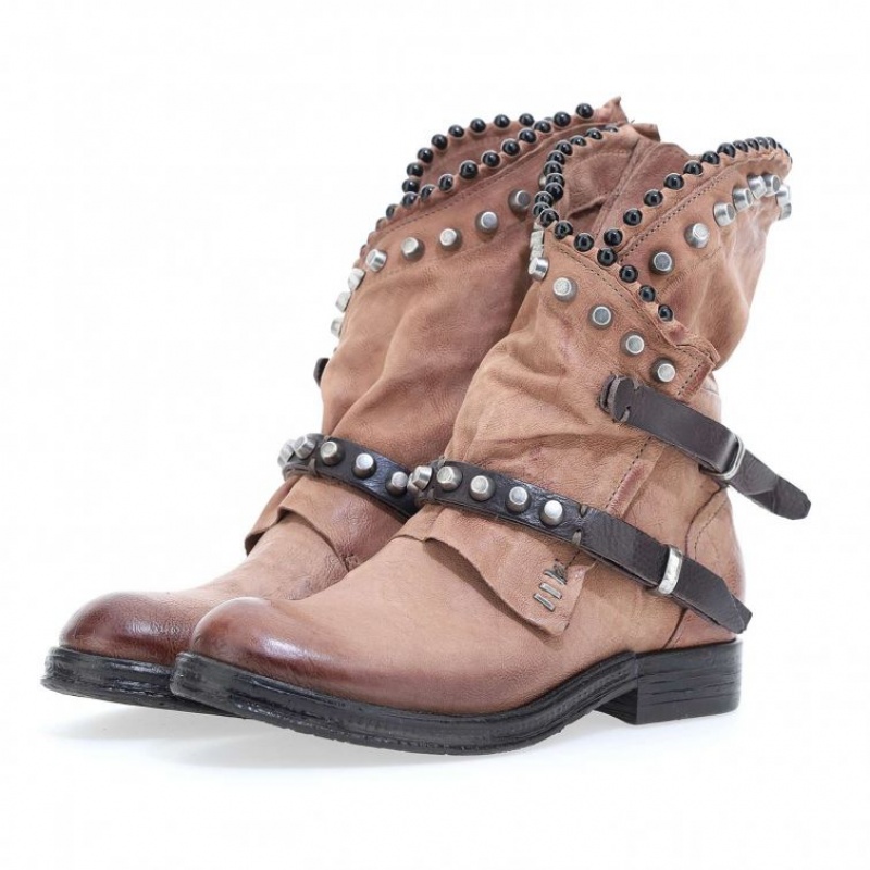 A.S.98 Verti 207239 Ankle boots Damen Khaki | AT-ZCUJ42158