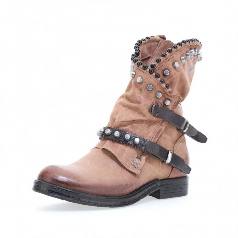 A.S.98 Verti 207239 Ankle boots Damen Khaki | AT-ZCUJ42158