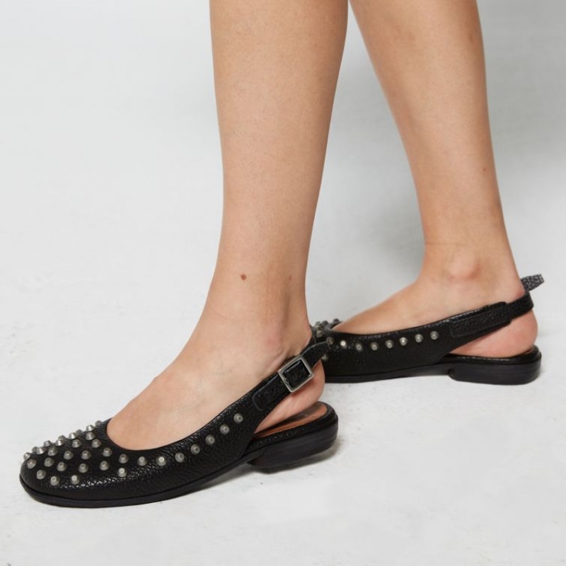 A.S.98 Zola flat shoes Damen Schwarz | AT-IEUL92167